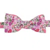 Le Colonel Men's Pink / Purple / Pink Liberty Grenadine Poppy Bow Tie In Multi