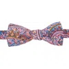 Le Colonel Men's Red Liberty Tropical Prince Bow Tie In Red