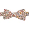 Le Colonel Men's White Safran Liberty Ava Bow Tie In White