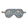 Le Colonel Women's Green Liberty Strawberry Thief Emerald Sleep Mask In Multi