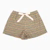 Le Colonel Women's Yellow / Orange / Pink Liberty Sequence Pyjama Shorts In Yellow/orange/pink
