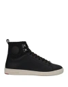 Le Coq Sportif Woman Sneakers Black Size 7 Soft Leather, Textile Fibers In Black