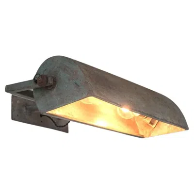 Pre-owned Le Corbusier - Lcii Sheet-metal Wall Lamp - Ahmedabad Grand Model In Transparent