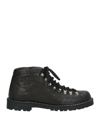 Le Cortina By Andrea Ventura Man Ankle Boots Black Size 8 Leather
