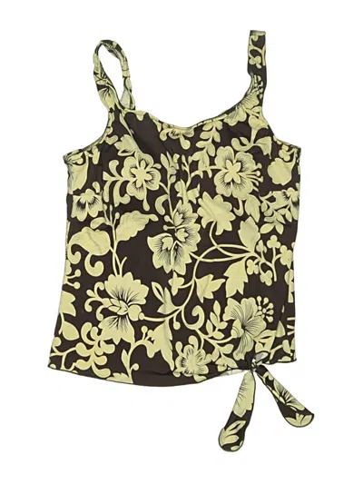 Pre-owned Le Cove Swimsuit Top Brown Swimwear