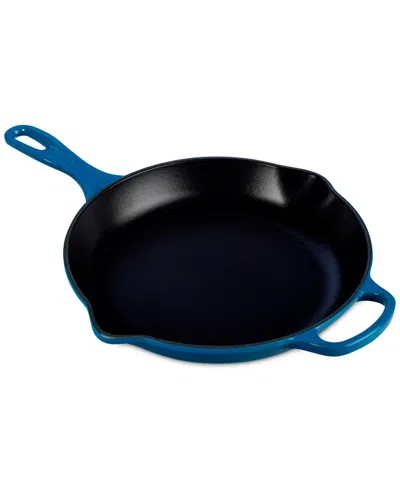 Le Creuset 10.25" Enameled Cast Iron Skillet With Helper Handle In Marseille