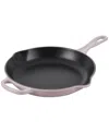 Le Creuset 10.25" Enameled Cast Iron Skillet With Helper Handle In Shallot