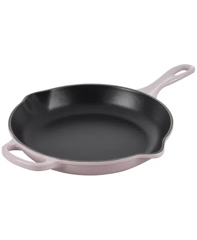 Le Creuset 10.25" Enameled Cast Iron Skillet With Helper Handle In Shallot