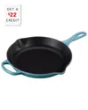 Le Creuset Signature Handle 10 1/4 Inch Enamel Cast Iron Skillet