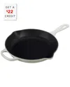 Le Creuset 10.25in Signature Iron Handle Skillet With $22 Credit