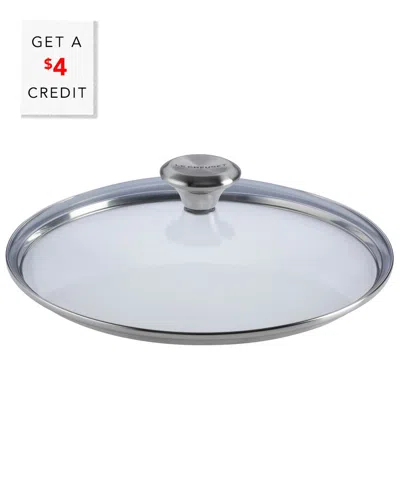 Le Creuset 10in Signature Glass Lid With $4 Credit In Transparent