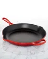Le Creuset 11.75" Enameled Cast Iron Skillet With Helper Handle In Cerise