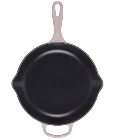 Le Creuset 11.75" Enameled Cast Iron Skillet With Helper Handle In Shallot