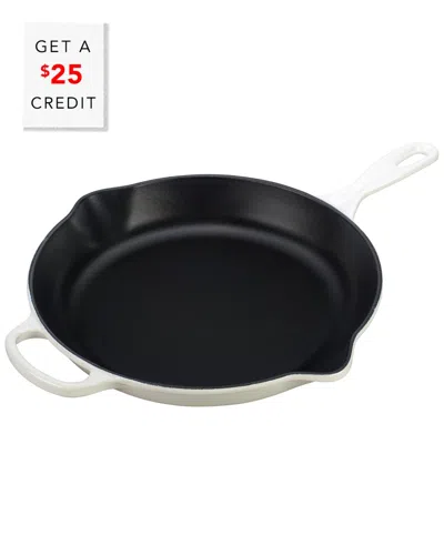 LE CREUSET LE CREUSET 11.75IN SIGNATURE IRON HANDLE SKILLET WITH $25 CREDIT
