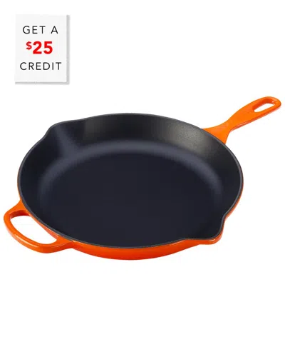 LE CREUSET LE CREUSET 11.75IN SIGNATURE IRON HANDLE SKILLET WITH $25 CREDIT
