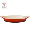 Le Creuset 11in Heritage Oval Au Gratin Dish With $5 Credit