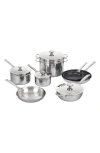 Le Creuset Stainless Steel 12-piece Set In Na