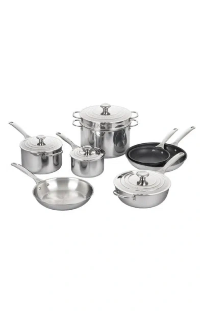 Le Creuset Stainless Steel 12-piece Set In Na