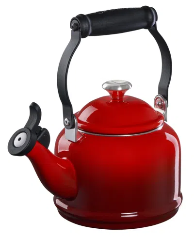LE CREUSET 1.25 QUART ENAMEL ON STEEL DEMI TEA KETTLE