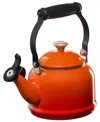 Le Creuset 1.25 Quart Enamel On Steel Demi Tea Kettle In Flame