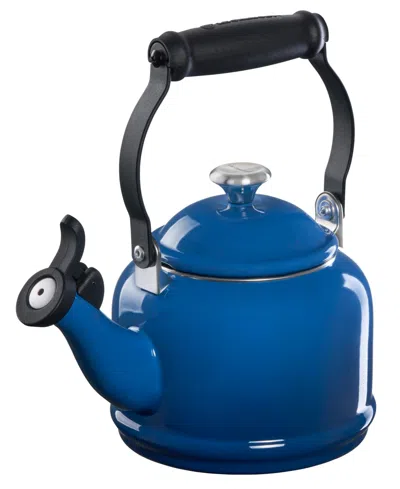 LE CREUSET 1.25 QUART ENAMEL ON STEEL DEMI TEA KETTLE