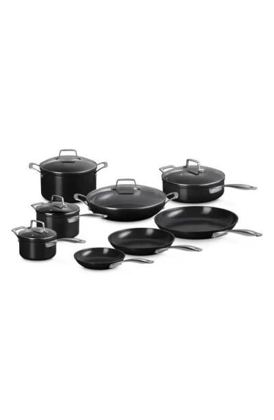 Le Creuset 13-piece Essential Nonstick Ceramic Cookware Set In Black