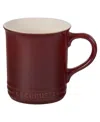 Le Creuset 14 Ounce Enameled Signature Stoneware Coffee Mug In Brown