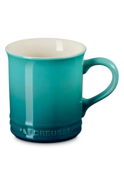 Le Creuset 14-ounce Stoneware Mug In Green