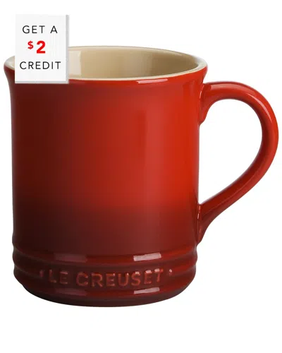 Le Creuset 14oz Mug With $2 Credit In Red