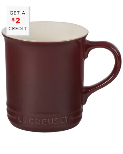 Le Creuset 14oz Mug With $2 Credit In Red
