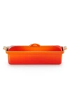 Le Creuset Enameled Cast Iron 2 Qt. Traditional Rectangular Terrine In Orange