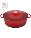 Le Creuset 15.5qt Signature Oval Dutch Oven With $75 Credit