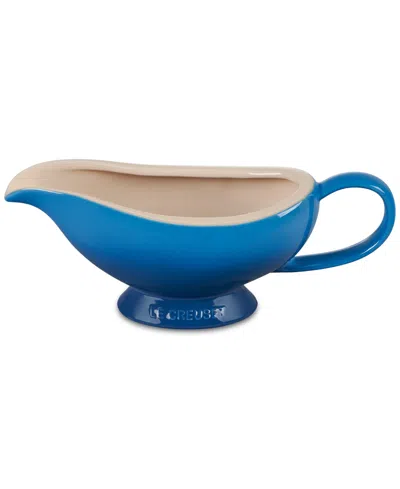 Le Creuset 16 Oz. Enameled Stoneware Heritage Gravy Boat In Marseille