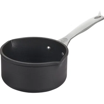 Le Creuset 1.6-quart Toughened Nonstick Pro Saucepan In Black