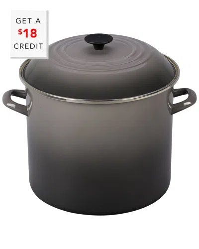 Le Creuset 16qt Stockpot With $18 Credit In Black