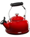 Le Creuset 1.7 Quart Enamel On Steel Whistling Tea Kettle In Cerise