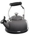 Le Creuset 1.7 Quart Enamel On Steel Whistling Tea Kettle In Oyster