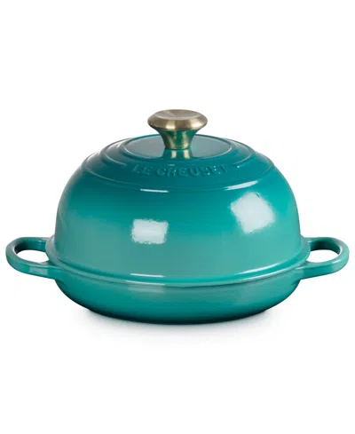 Le Creuset 1.75 Qt Enameled Cast Iron Bread Oven With Lid In Riviera