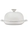 Le Creuset 1.75 Qt Enameled Cast Iron Bread Oven With Lid In White