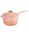 Le Creuset 1.75-qt. Enameled Cast Iron Signature Saucepan In Pink