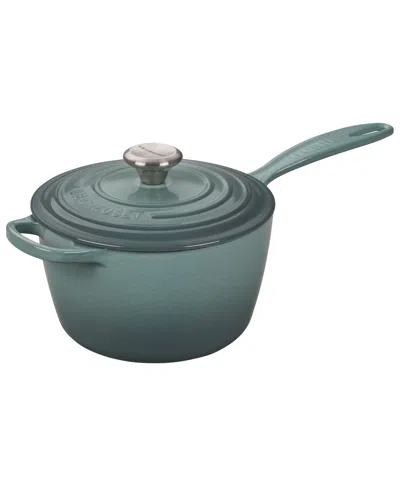 Le Creuset 1.75-qt. Enameled Cast Iron Signature Saucepan In Sea Salt