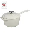 Le Creuset 1.75qt Signature Saucepan With $23 Credit