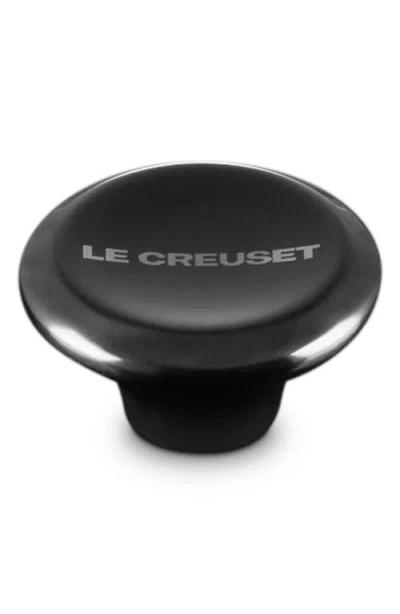 Le Creuset 2-inch Nickel Knob In Black