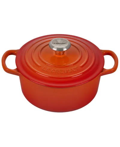 Le Creuset 2-qt. Signature Enameled Cast Iron Round Dutch Oven In Orange