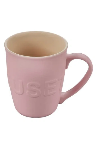 Le Creuset 20-ounce Logo Stoneware Mug In Chiffon Pink