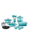 Le Creuset 20-piece Mixed Material Cookware Set In Caribbean