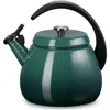 Le Creuset 2.2-quart Enameled Stainless Steel Whistling Cloche Kettle In Artichaut