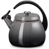 Le Creuset 2.2-quart Enameled Stainless Steel Whistling Cloche Kettle In Oyster