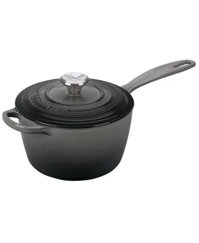 Le Creuset 2.25 Quart Enameled Cast Iron Saucepan With Lid In Gray