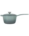 Le Creuset Signature 1.75-quart Enameled Cast Iron Saucepan In Sea Salt
